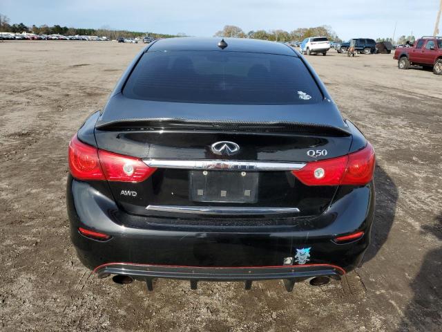 JN1BV7AR1EM705070 - 2014 INFINITI Q50 BASE BLACK photo 6