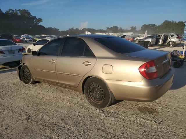 4T1BE32K42U035013 - 2002 TOYOTA CAMRY LE თაფლისფერი ფოტო 2