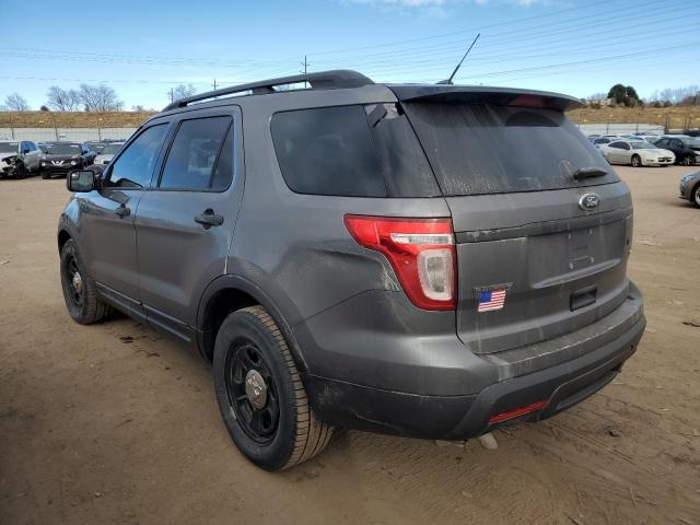 1FM5K8AR8DGA68454 - 2013 FORD EXPLORER POLICE INTERCEPTOR GRAY photo 2