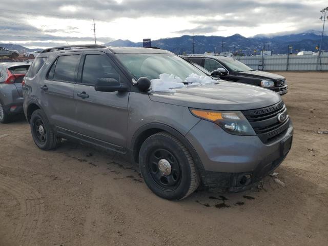 1FM5K8AR8DGA68454 - 2013 FORD EXPLORER POLICE INTERCEPTOR 灰色 照片 4