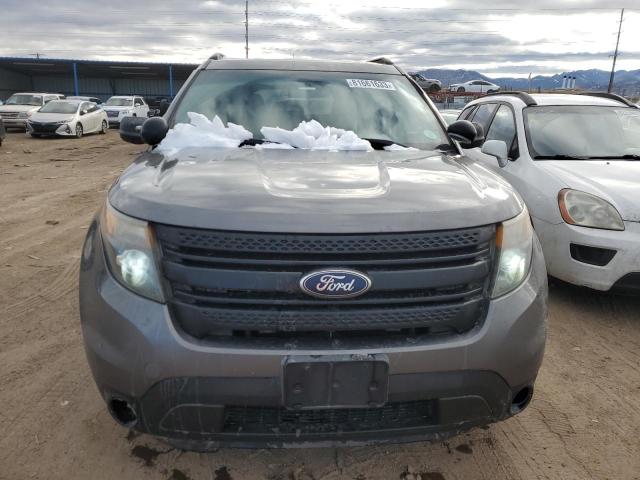 1FM5K8AR8DGA68454 - 2013 FORD EXPLORER POLICE INTERCEPTOR GRAY photo 5