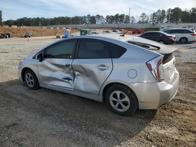 JTDKN3DU8F0456524 - 2015 TOYOTA PRIUS SILVER photo 2