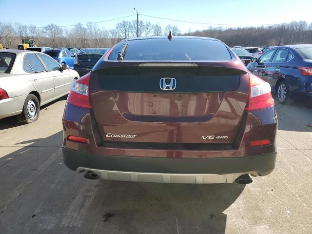 5J6TF2H55EL000325 - 2014 HONDA CROSSTOUR EXL MAROON photo 6