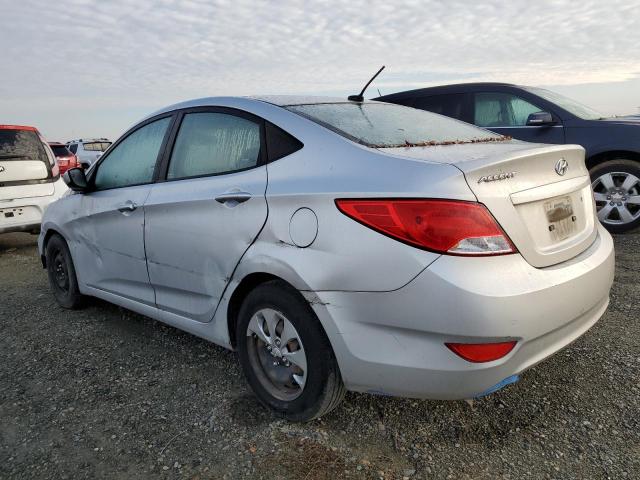 KMHCT4AE3FU891520 - 2015 HYUNDAI ACCENT GLS SILVER photo 2