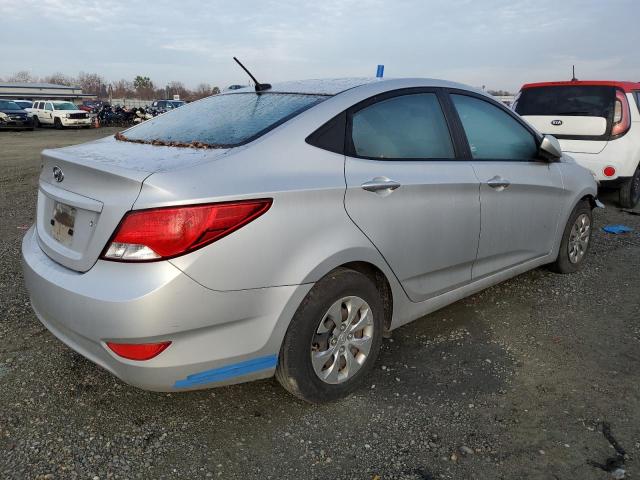 KMHCT4AE3FU891520 - 2015 HYUNDAI ACCENT GLS SILVER photo 3