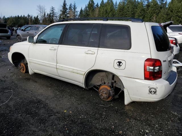 JTEGP21AX50070489 - 2005 TOYOTA HIGHLANDER LIMITED WHITE photo 2