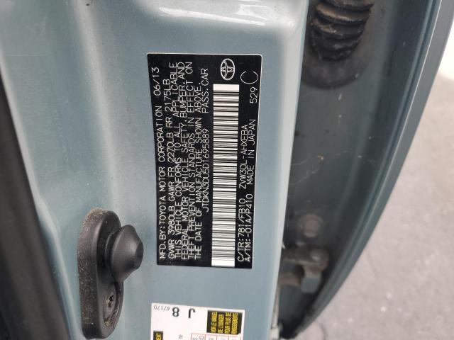 JTDKN3DU5D1695889 - 2013 TOYOTA PRIUS BLUE photo 12