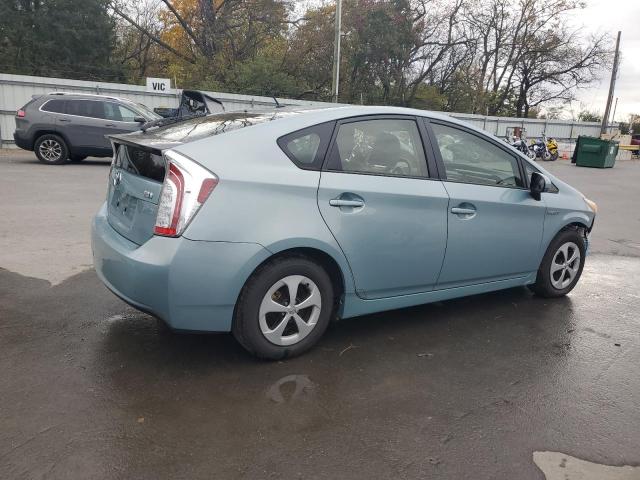 JTDKN3DU5D1695889 - 2013 TOYOTA PRIUS BLUE photo 3