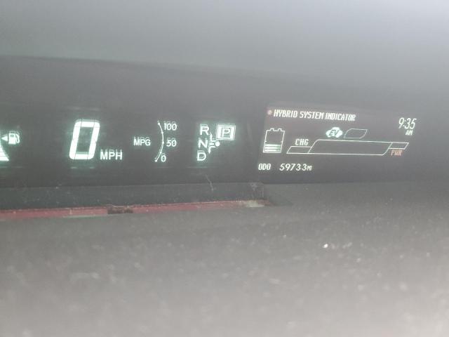 JTDKN3DU5D1695889 - 2013 TOYOTA PRIUS BLUE photo 9