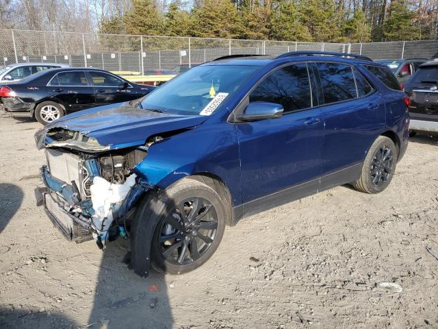 3GNAXWEV8NS153935 - 2022 CHEVROLET EQUINOX RS BLUE photo 1