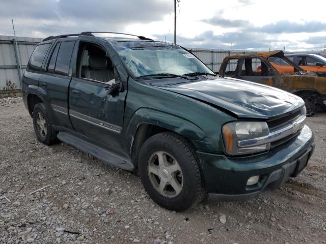 1GNDT13SX22524217 - 2002 CHEVROLET TRAILBLAZE GREEN photo 4