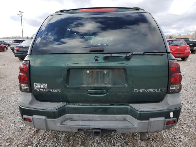 1GNDT13SX22524217 - 2002 CHEVROLET TRAILBLAZE GREEN photo 6