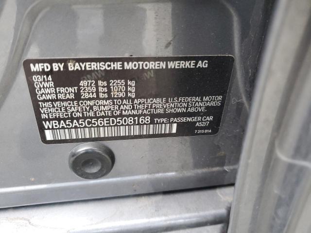 WBA5A5C56ED508168 - 2014 BMW 528 I SILVER photo 12