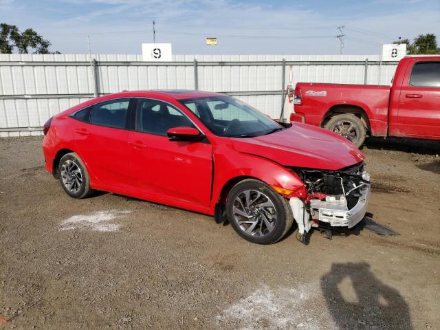 2HGFC2F71JH551165 - 2018 HONDA CIVIC EX RED photo 4