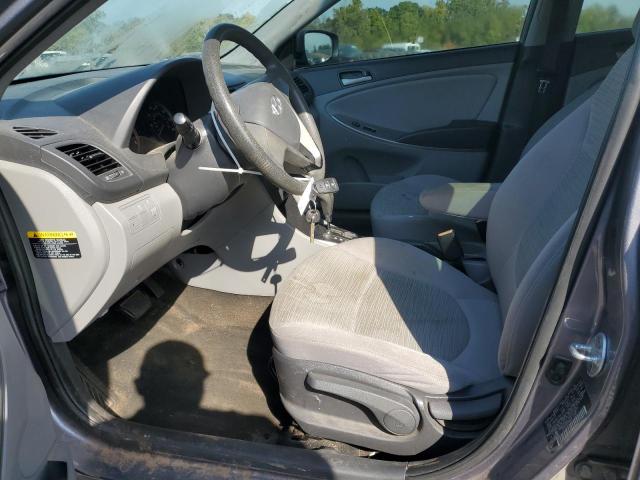 KMHCT4AE1GU072684 - 2016 HYUNDAI ACCENT SE GRAY photo 7