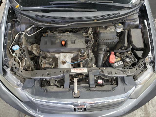 19XFB2F50CE072248 - 2012 HONDA CIVIC LX ნაცრისფერი ფოტო 11