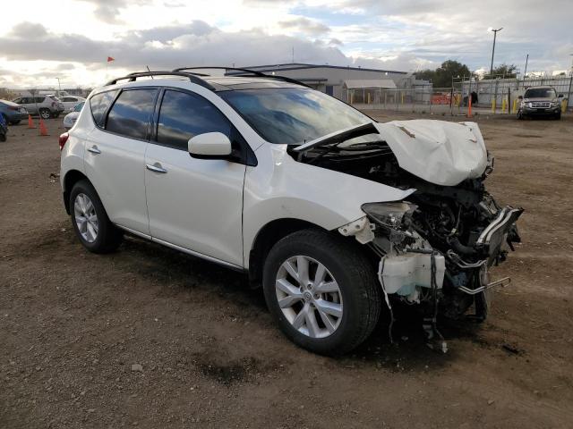 JN8AZ1MU7BW063906 - 2011 NISSAN MURANO S WHITE photo 4