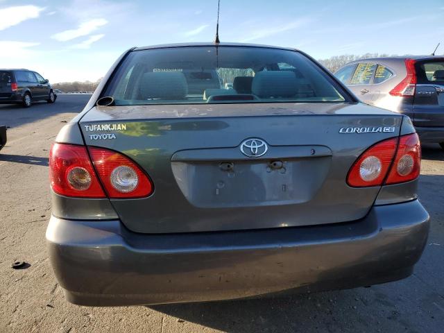 2T1BR32E98C861882 - 2008 TOYOTA COROLLA CE GRAY photo 6