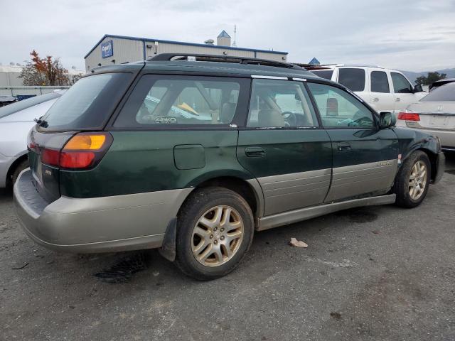 4S3BH686916667046 - 2001 SUBARU LEGACY OUTBACK LIMITED GREEN photo 3
