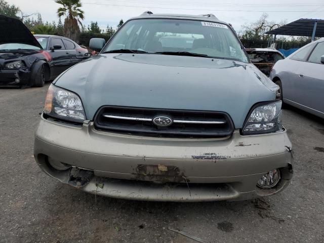 4S3BH686916667046 - 2001 SUBARU LEGACY OUTBACK LIMITED GREEN photo 5