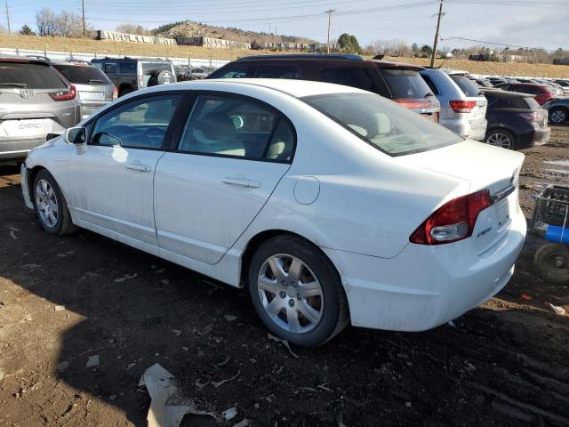 19XFA1F53AE016105 - 2010 HONDA CIVIC LX WHITE photo 2