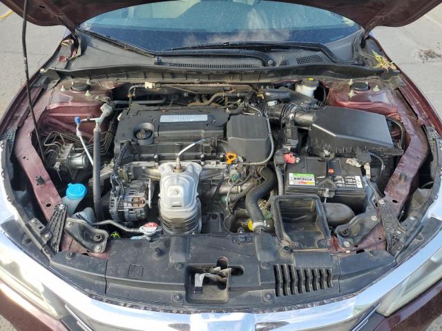 1HGCR2F38GA030594 - 2016 HONDA ACCORD LX BURGUNDY photo 11