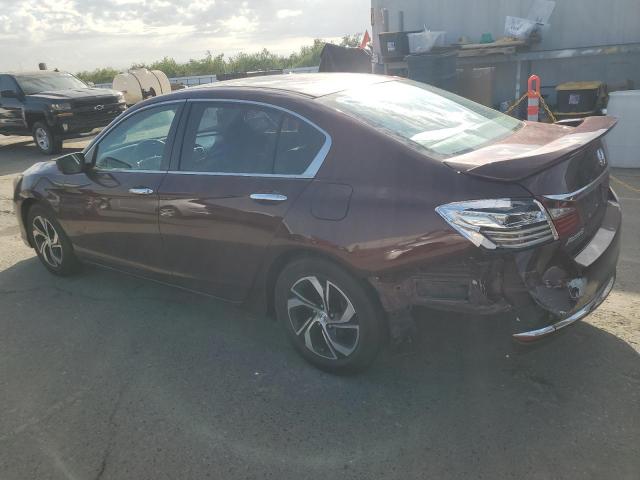 1HGCR2F38GA030594 - 2016 HONDA ACCORD LX BURGUNDY photo 2