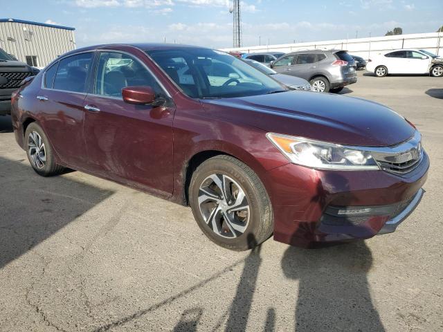 1HGCR2F38GA030594 - 2016 HONDA ACCORD LX BURGUNDY photo 4