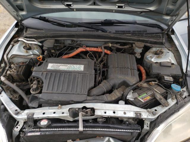 JHMES96604S003280 - 2004 HONDA CIVIC HYBRID SILVER photo 11