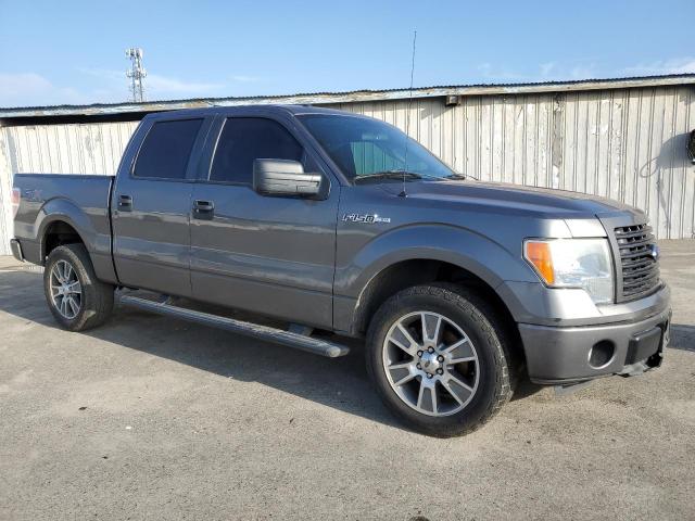 1FTFW1CF1EFA38596 - 2014 FORD F150 SUPERCREW CHARCOAL photo 4