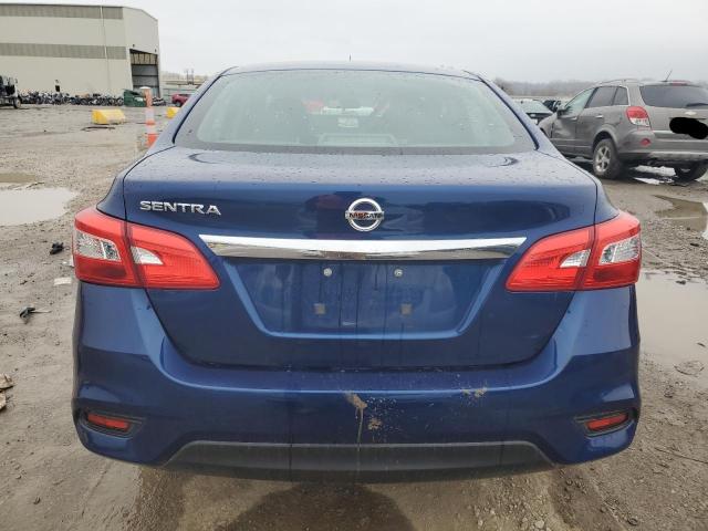 3N1AB7AP7JY326696 - 2018 NISSAN SENTRA S BLUE photo 6