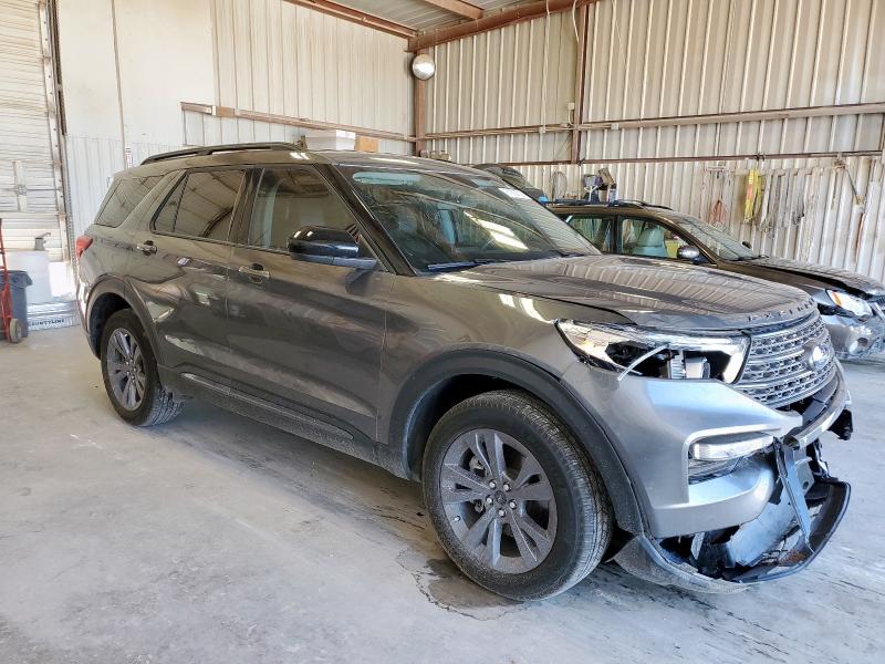 1FMSK8DH5PGB33416 - 2023 FORD EXPLORER XLT 灰色 照片 4