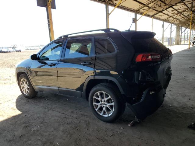 1C4PJLAB6GW184557 - 2016 JEEP CHEROKEE SPORT BLACK photo 2