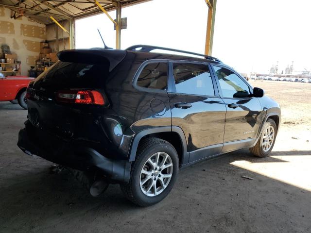 1C4PJLAB6GW184557 - 2016 JEEP CHEROKEE SPORT BLACK photo 3