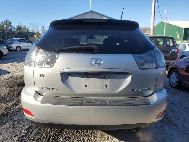 JTJHW31U462004728 - 2006 LEXUS RX 400H 400 SILVER photo 6