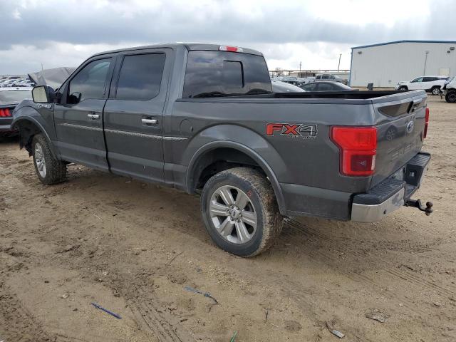 1FTEW1E58JKC47254 - 2018 FORD F150 SUPERCREW GRAY photo 2