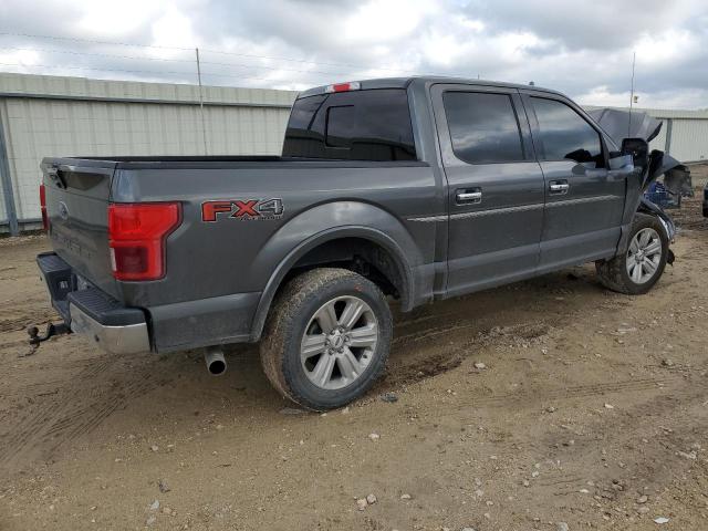 1FTEW1E58JKC47254 - 2018 FORD F150 SUPERCREW GRAY photo 3