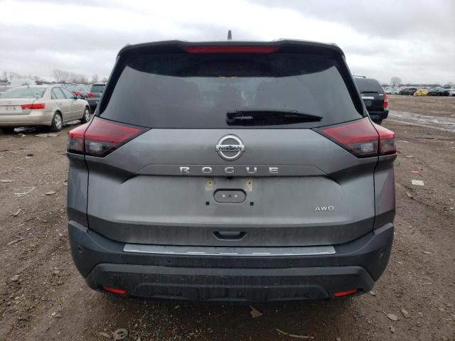 5N1AT3AB6MC823707 - 2021 NISSAN ROGUE S GRAY photo 6