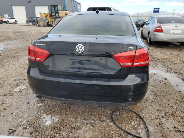 1VWBP7A36CC028522 - 2012 VOLKSWAGEN PASSAT SE BLACK photo 6