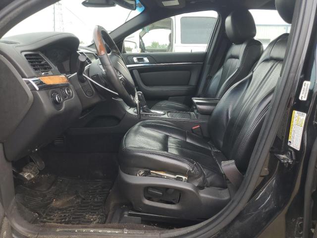 1LNHL9DK4EG601125 - 2014 LINCOLN MKS BLACK photo 7
