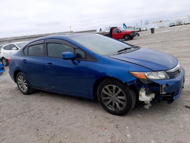 19XFB2F84CE070030 - 2012 HONDA CIVIC EX BLUE photo 4