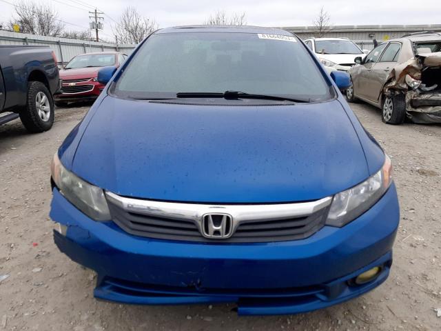 19XFB2F84CE070030 - 2012 HONDA CIVIC EX BLUE photo 5