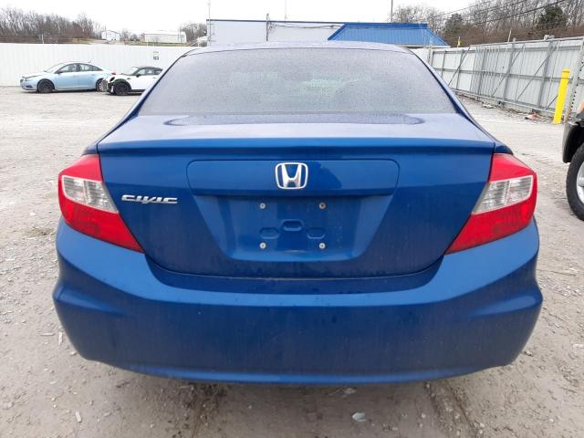 19XFB2F84CE070030 - 2012 HONDA CIVIC EX BLUE photo 6