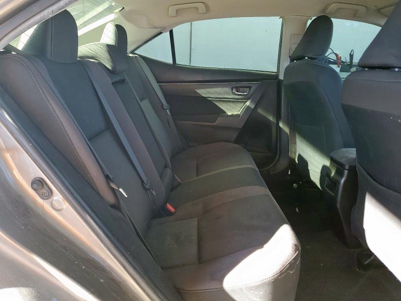 5YFBURHE1KP869684 - 2019 TOYOTA COROLLA L GRAY photo 10