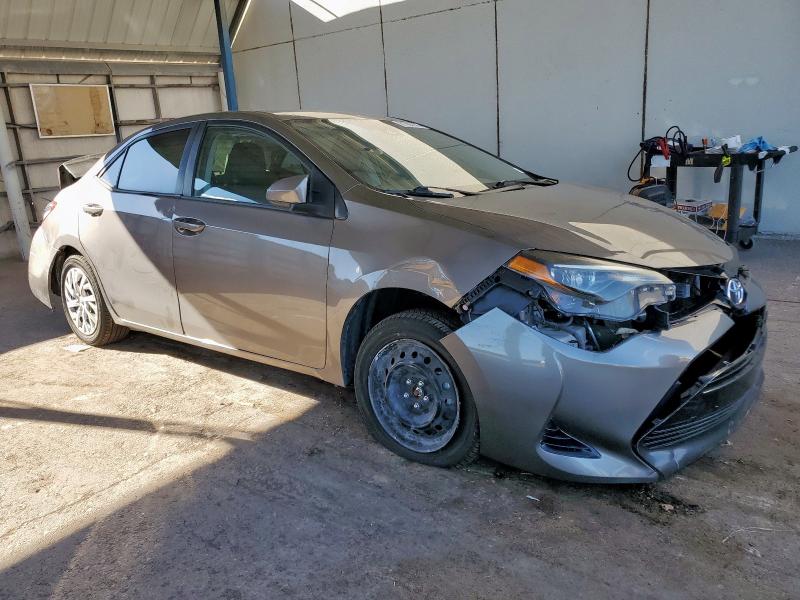 5YFBURHE1KP869684 - 2019 TOYOTA COROLLA L GRAY photo 4