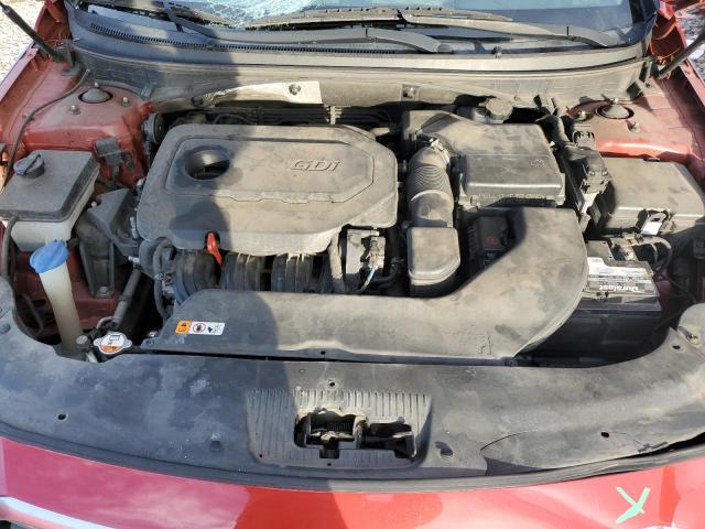 5NPE24AF4HH440134 - 2017 HYUNDAI SONATA SE RED photo 11