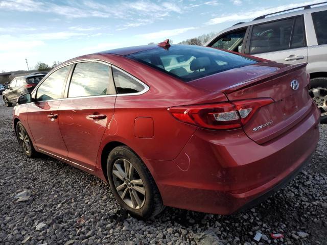 5NPE24AF4HH440134 - 2017 HYUNDAI SONATA SE RED photo 2