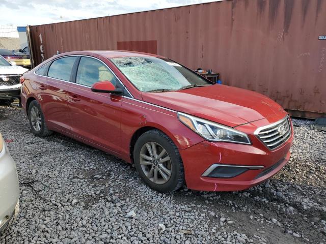 5NPE24AF4HH440134 - 2017 HYUNDAI SONATA SE RED photo 4