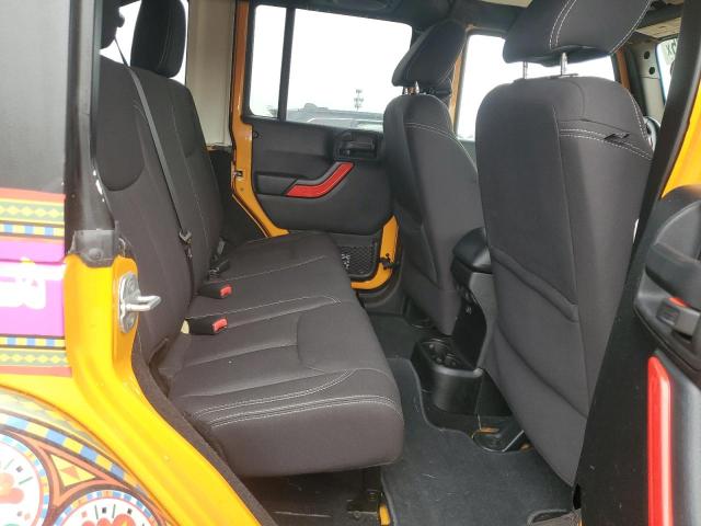 1C4HJWEGXDL515262 - 2013 JEEP WRANGLER U SAHARA ნარინჯისფერი ფოტო 11