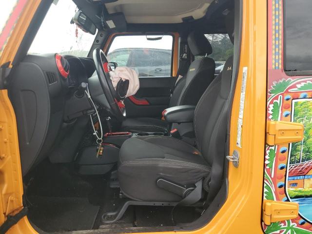 1C4HJWEGXDL515262 - 2013 JEEP WRANGLER U SAHARA ნარინჯისფერი ფოტო 7